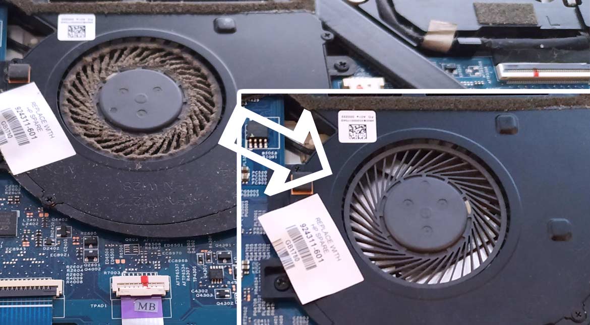 laptop dust cleaning service