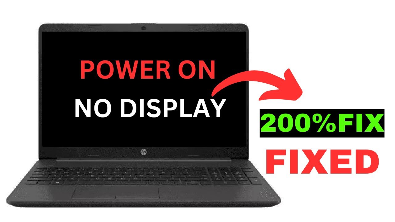 laptop no display